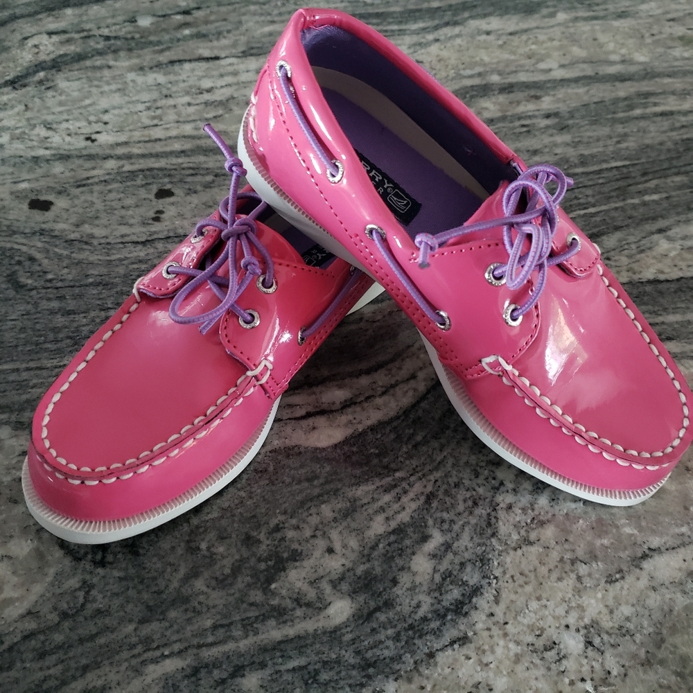 Children's Sperry Top-Sider Pink Patent